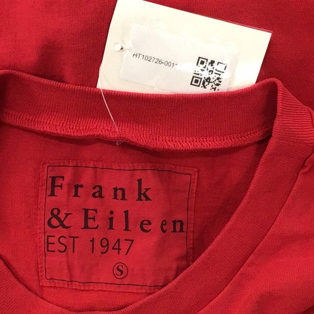 Frank & Eileen Red Sleeveless Top and Shorts Set size S - Picture 5 of 6